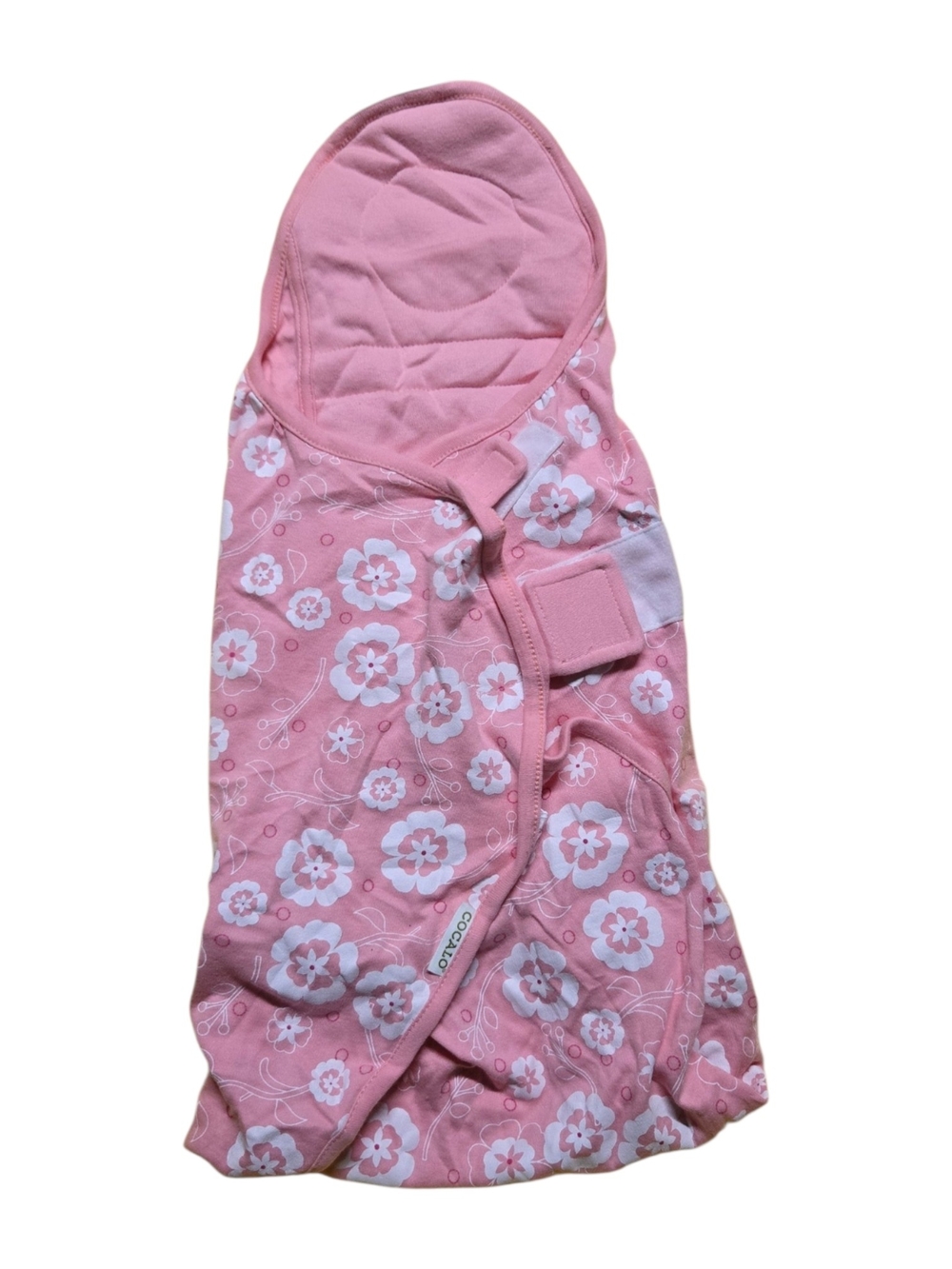 Baby Swaddle Blanket Pink Floral Cotton Wrap Cocoon Sleep Sack CoCaLo Infant S M